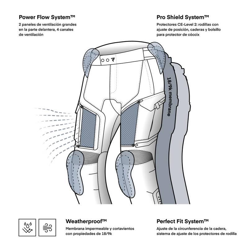 Pantalón moto Rebelhorn Cubby 5